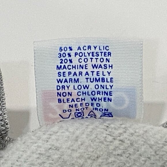 Vintage Gray Crewneck Sweatshirt Womens Size XL Blank Long Sleeve Made in USA - Picture 6 of 6